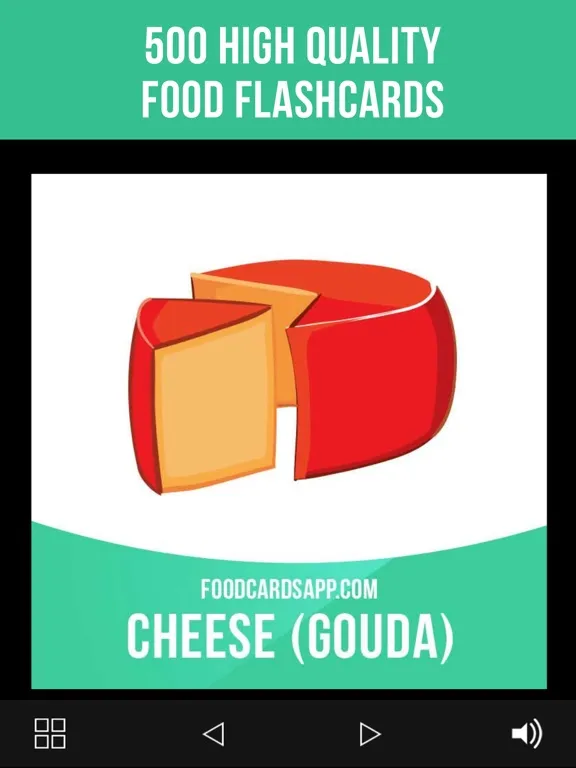 Screenshot di Food Cards in English iPad 