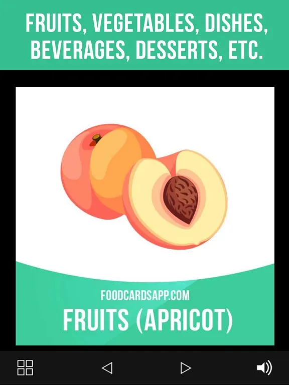 Screenshot di Food Cards in English iPad 