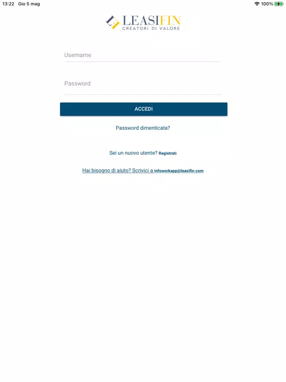 تصاویر Workapp Leasifin iPad 