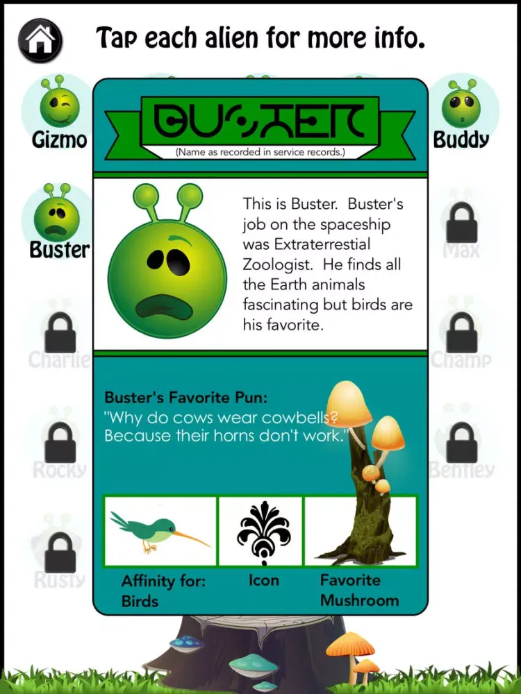 Alien Match Up iPad Screenshots