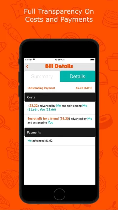 تصاویر Leasy App - Bill Splitter