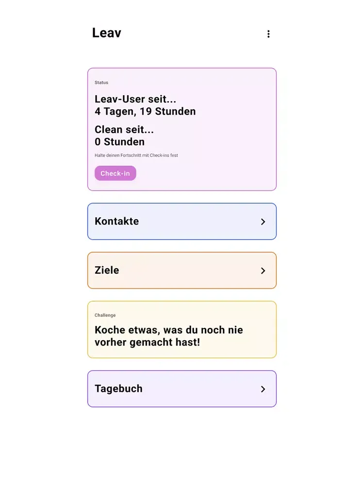 Tangkapan skrin Leav iPad 