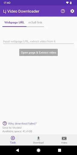 Lj Video Downloader (m3u8,mp4) Screenshots