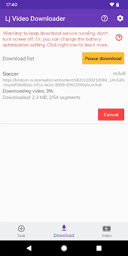 Lj Video Downloader (m3u8,mp4) Screenshots