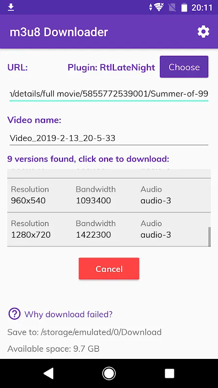 M3U8 Plugin.RtlLateNight स्क्रीनशॉट