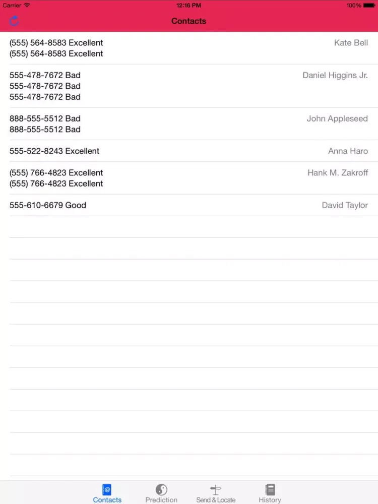 Friends Lucky Finder and Sender iPad  Screenshots