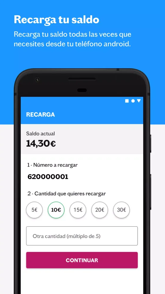 I'm Lebara - Customer area Screenshots