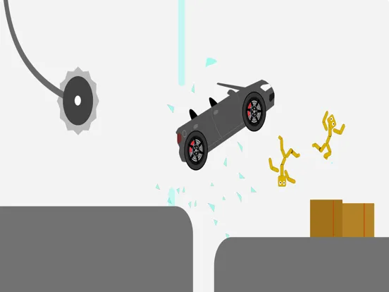 Stickman car destruction iPad  स्क्रीनशॉट
