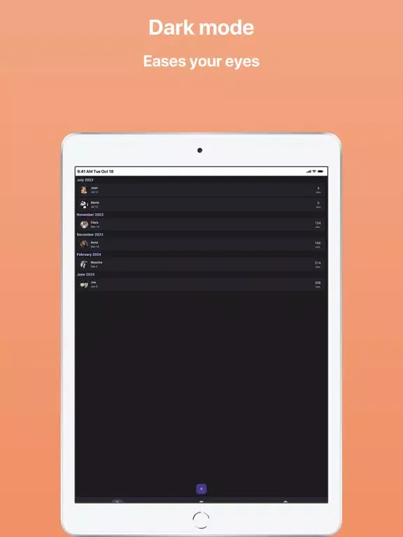 Birthday Reminder - Pro iPad 应用截图