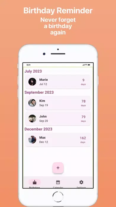 Birthday Reminder - Pro应用截图