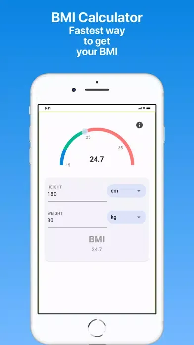 Capturas de tela do BMI Calculator - Pro