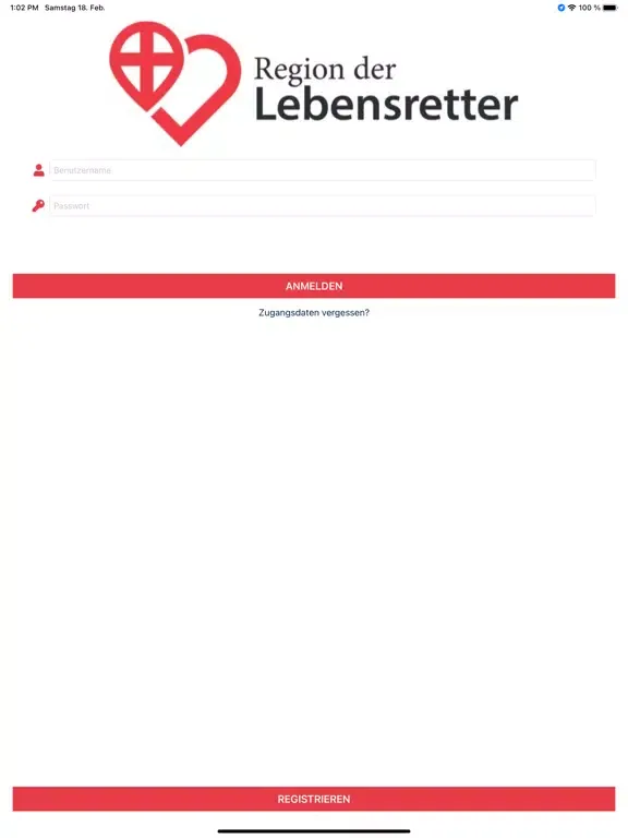 Region der Lebensretter 3.0 iPad  スクリーンショット