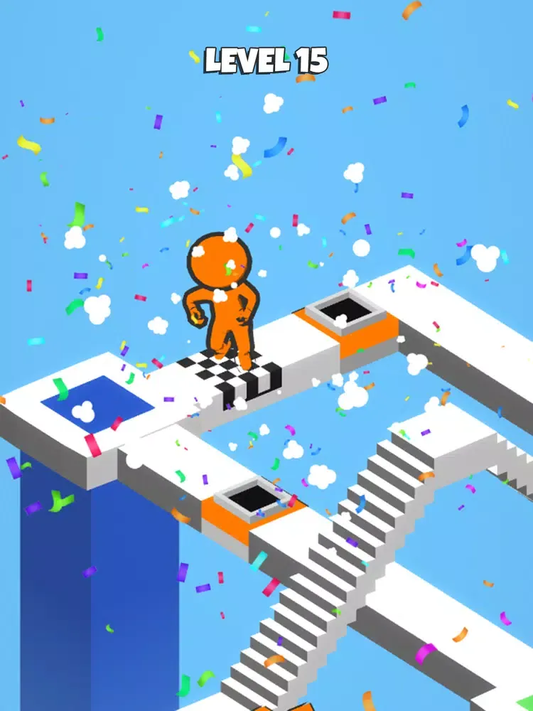 Tangkapan layar Color Bridge 3D iPad 