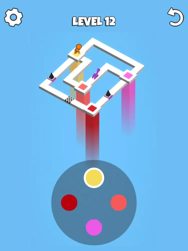 Tangkapan layar Color Bridge 3D iPad 