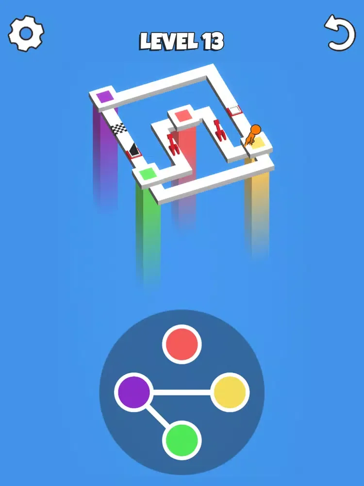 Tangkapan layar Color Bridge 3D iPad 