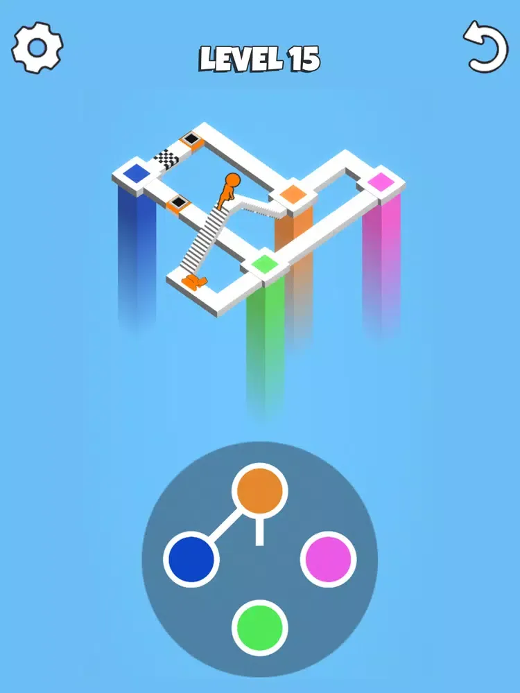 Tangkapan layar Color Bridge 3D iPad 