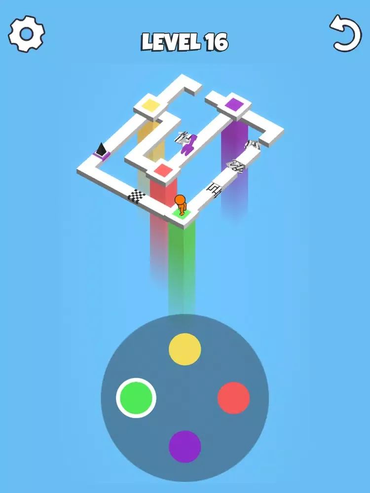 Tangkapan layar Color Bridge 3D iPad 