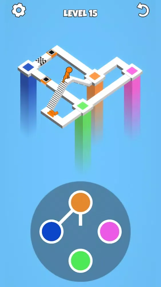 Tangkapan layar Color Bridge 3D