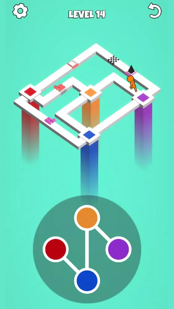 Tangkapan layar Color Bridge 3D