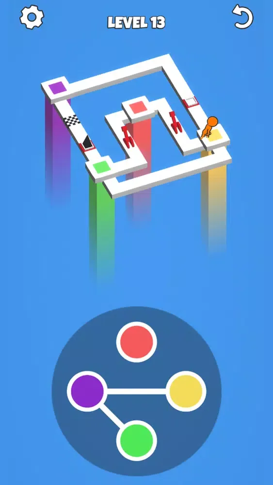 Tangkapan layar Color Bridge 3D