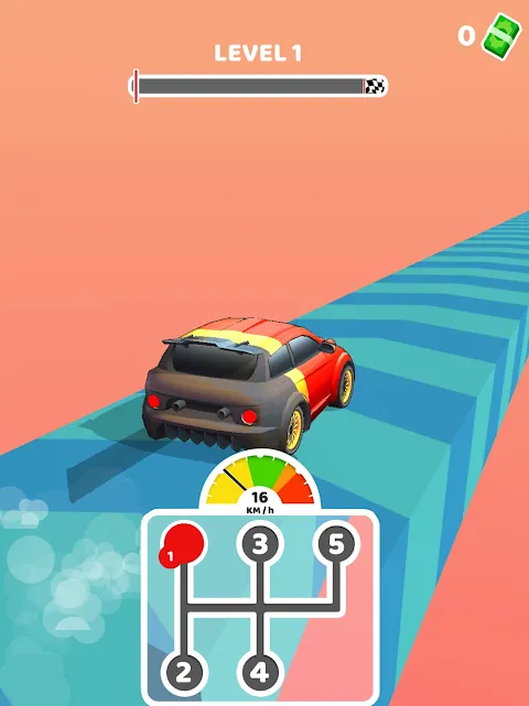 Tangkapan skrin Gear Race 3D