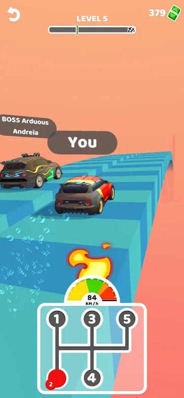 Tangkapan skrin Gear Race 3D