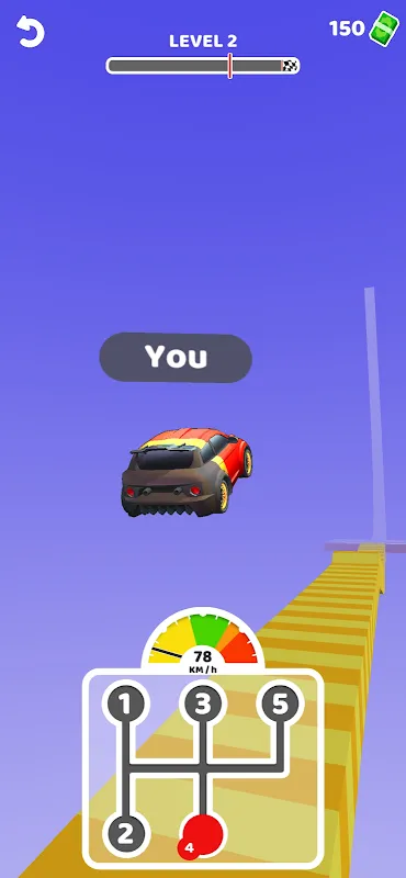 Tangkapan skrin Gear Race 3D