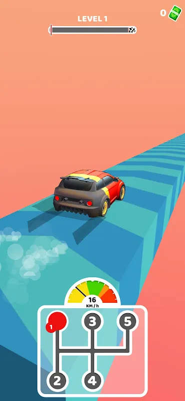 Tangkapan skrin Gear Race 3D