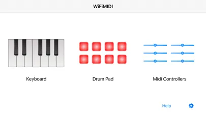WiFiMIDI Screenshots