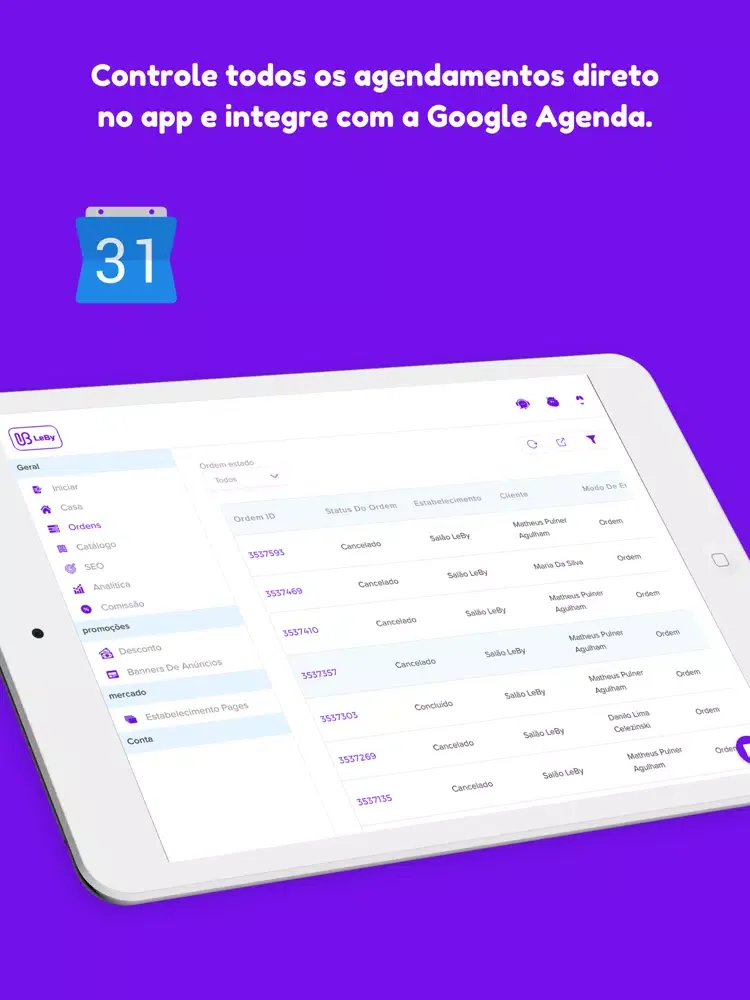 ภาพหน้าจอของ LeBy para Parceiros iPad 