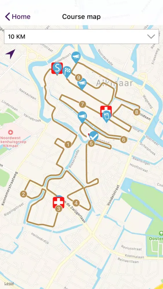 Capturas de pantalla de Alkmaar City Run by night