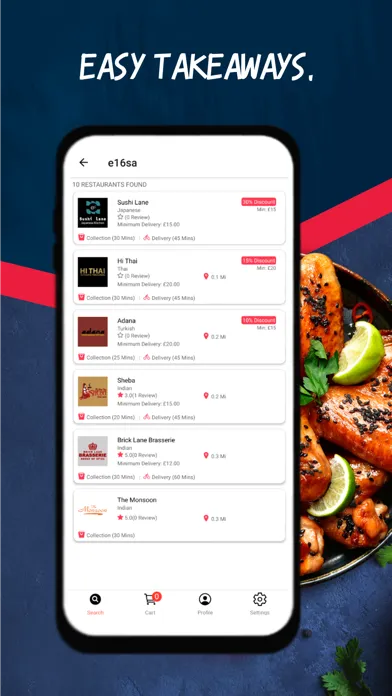 ChefOnline - Online Takeaways Screenshots