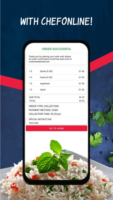 ChefOnline - Online Takeaways Screenshots