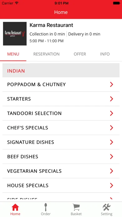 Karma Restaurant স্ক্রিনশট