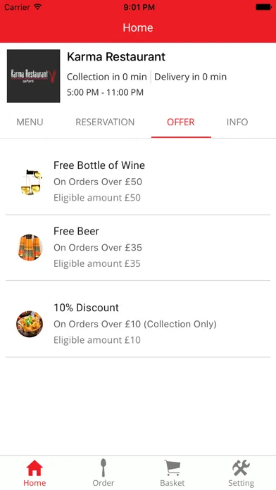 Karma Restaurant স্ক্রিনশট
