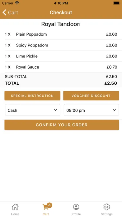Royal Tandoori Ekran Görüntüleri