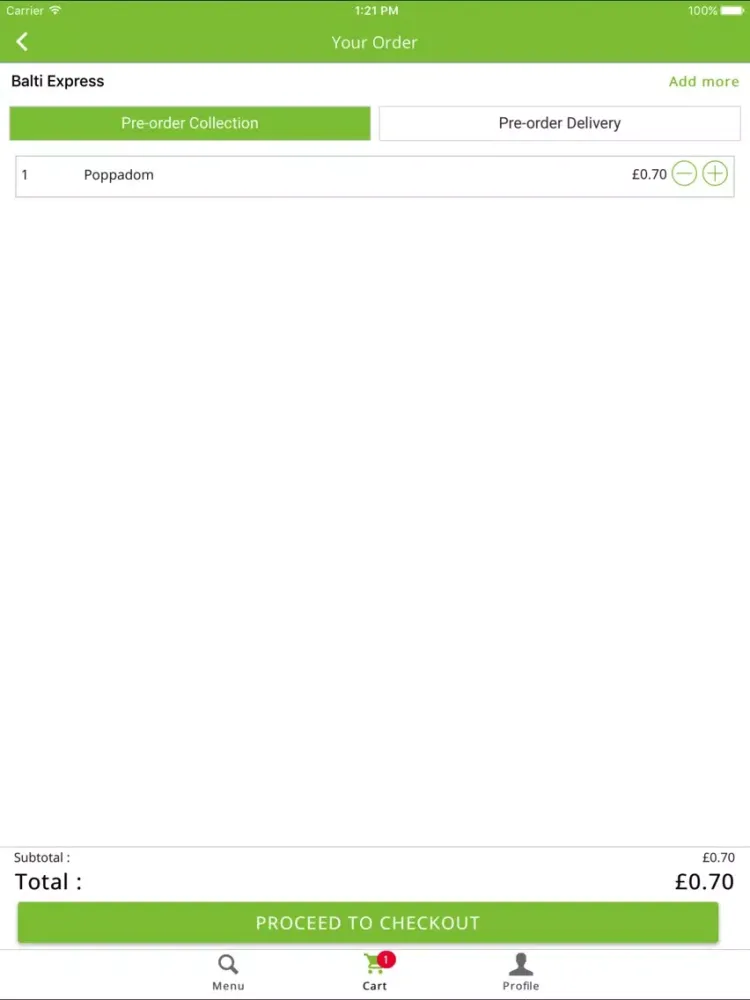 Balti Express iPad 應用截圖