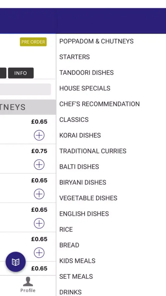 Screenshot di Curry Garden Restaurant