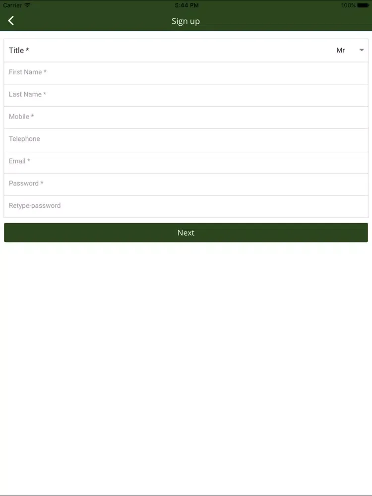 Green Chilli Takeaway iPad  Screenshots