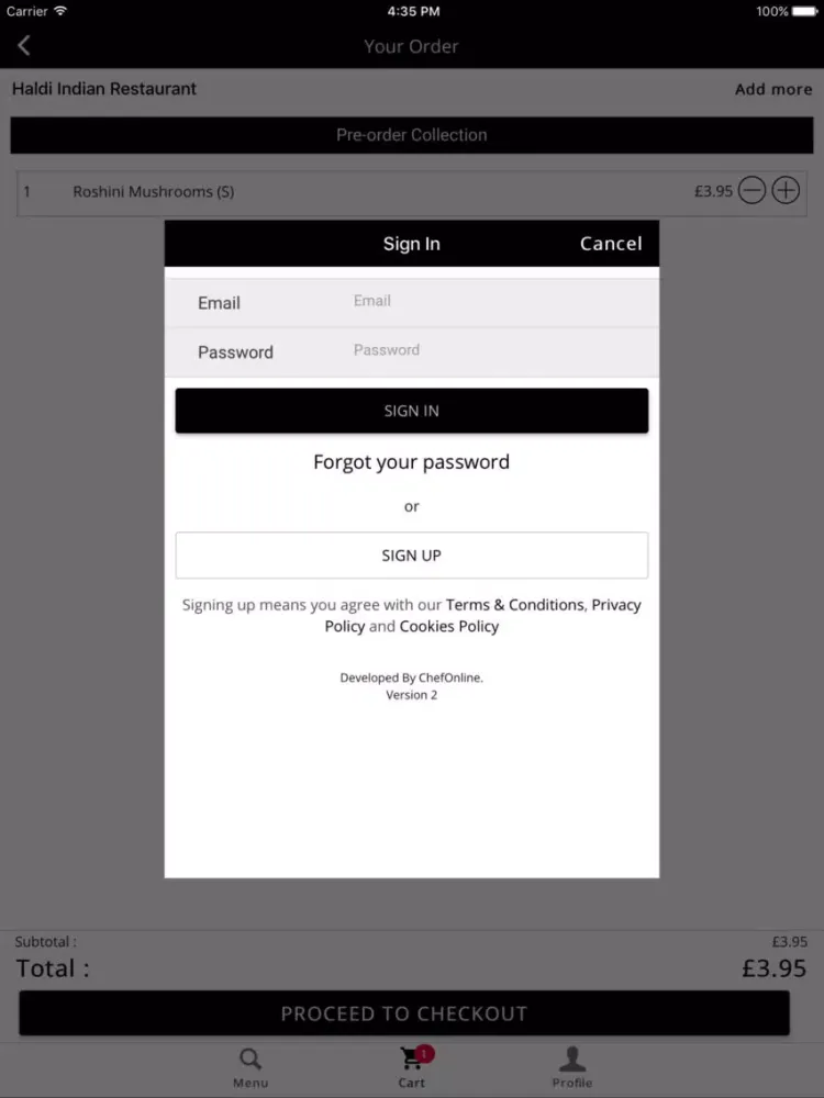 Haldi iPad  سکرین شاٹس