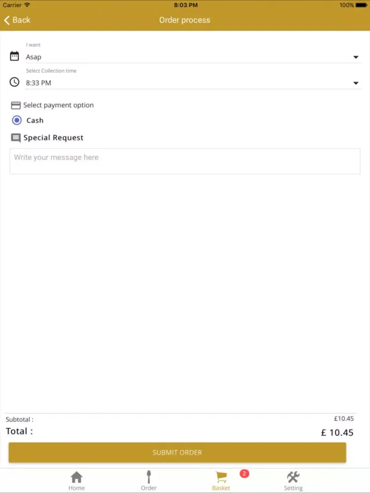 Ảnh chụp màn hình của Masala Bay iPad 