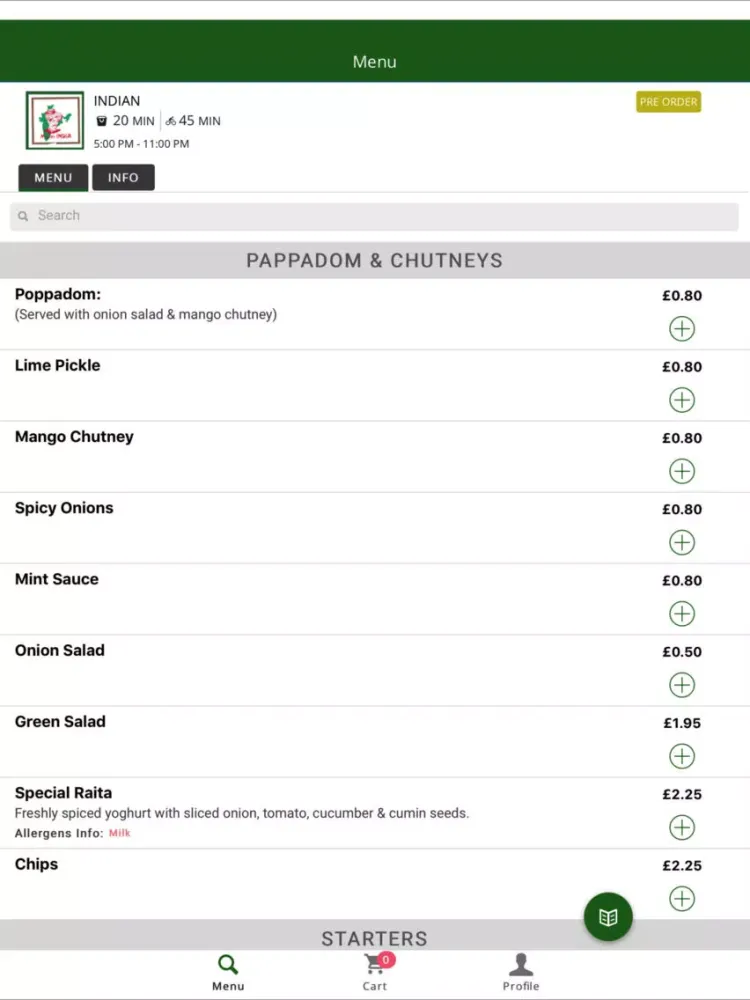Tangkapan skrin Mr India iPad 