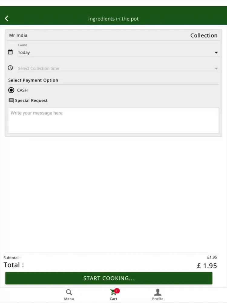 Tangkapan skrin Mr India iPad 