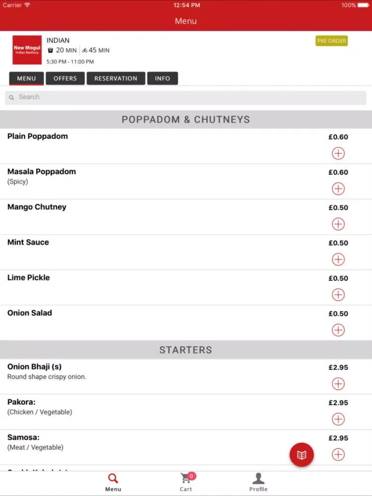 Tangkapan skrin New Mogul Indian Banbury iPad 