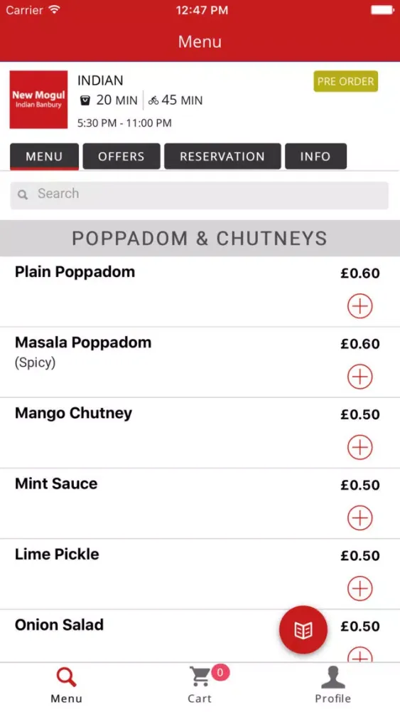 Tangkapan skrin New Mogul Indian Banbury