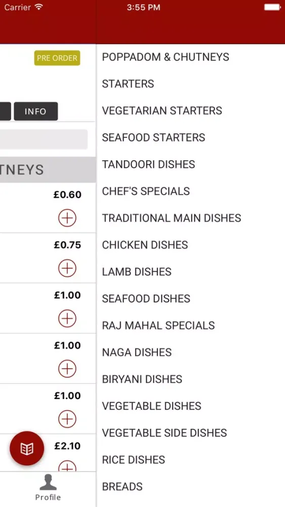 Raj Mahal Indian Restaurant應用截圖