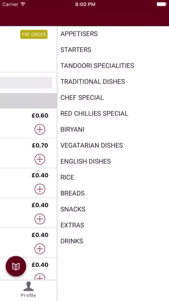 Red Chillies Indian Takeaway 스크린샷