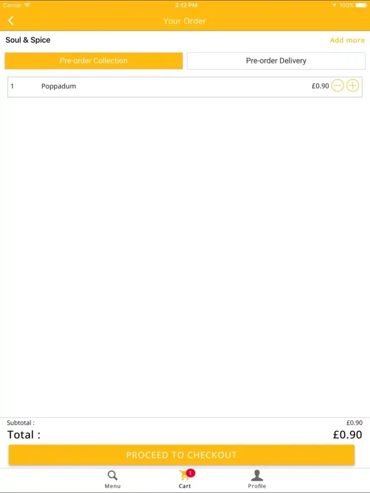 ภาพหน้าจอของ Soul & Spice iPad 