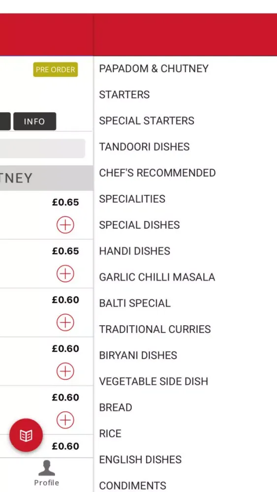 Taj Mahal Indian Restaurant應用截圖