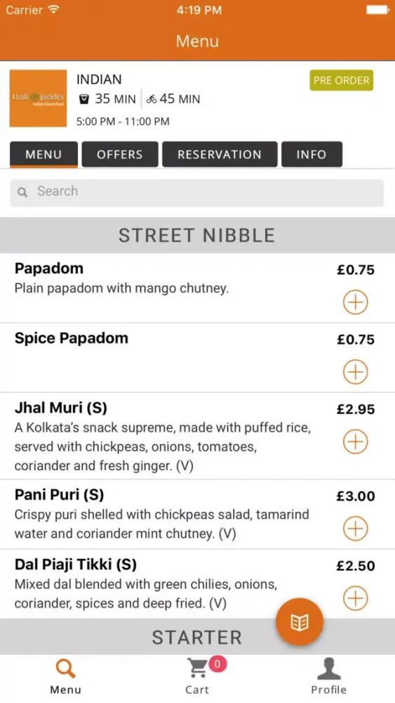 Captures d'écran de Thali and Pickles